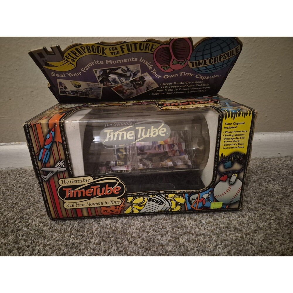 Genuine New TimeTube Capsule Scrapbook For Future 1998 Circa 2K Gifts Memories